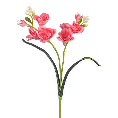 Lifelike artificial freesia flower
