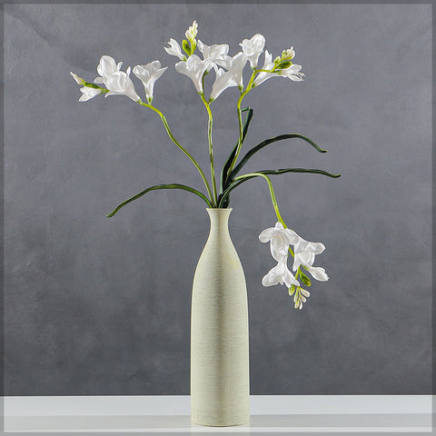 Realistic freesia flower arrangement
