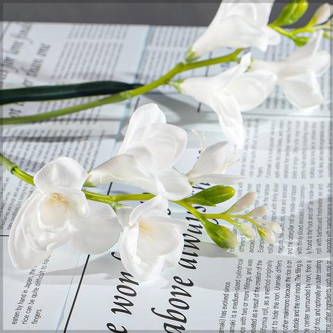 Faux freesia bloom