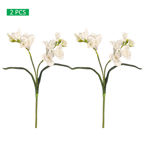Artificial freesia flower bouquet