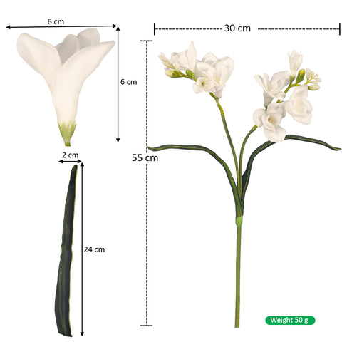 Freesia decorative fake flower