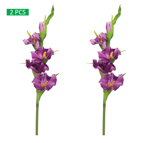 faux gladiolus stems for arrangements