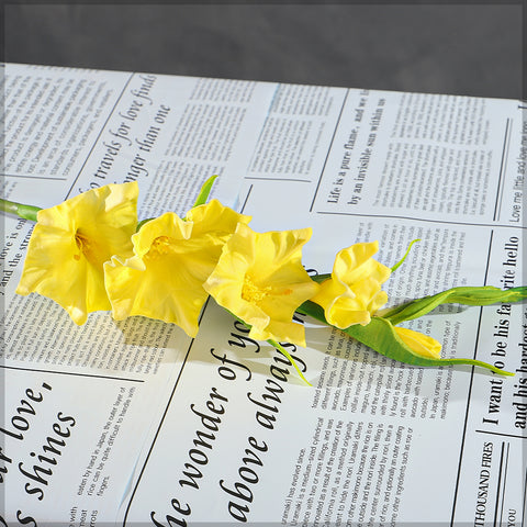 faux gladiolus stems