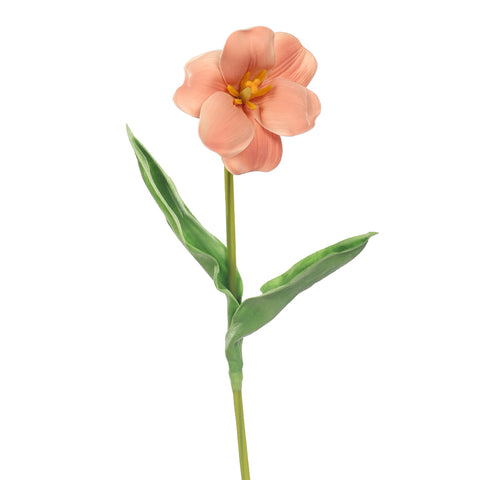 Vibrant Artificial Tulip Flower Single Stem