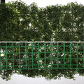 Set of 2 artificial shrubs greenery panels