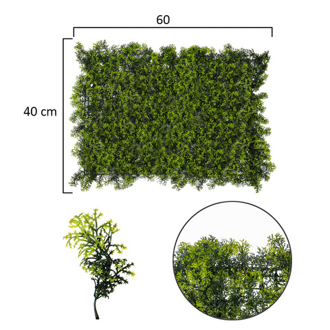 2-Packs Artificial Shrubs Greenery Panels