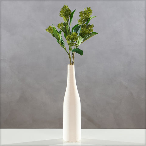 Artificial Skimmia Flower Spray