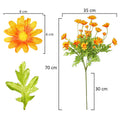 Lifelike artificial gerbera flowers