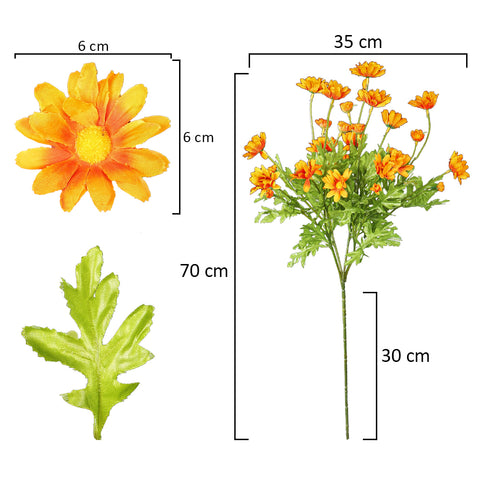 Lifelike artificial gerbera flowers