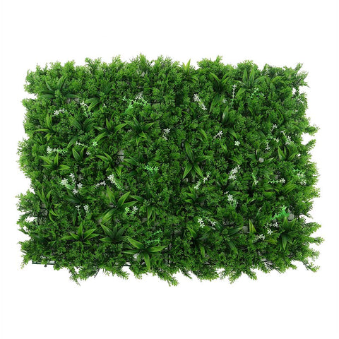 Fake grass wall panels