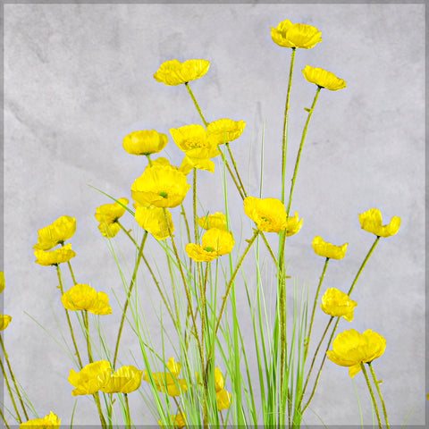 Faux Daisy Grass