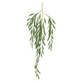 Green foliage wall decor