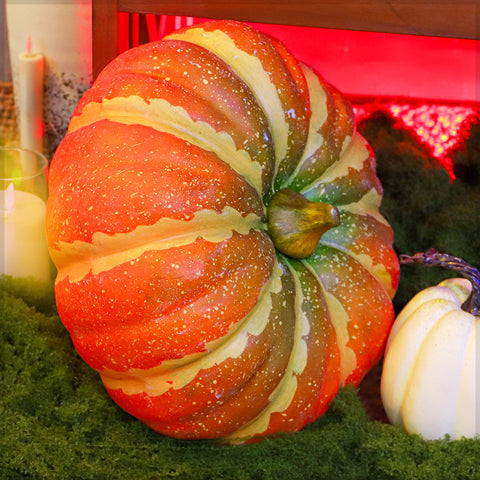 Big Artificial Ornament Pumpkin