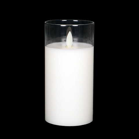 Glass Flameless Candle