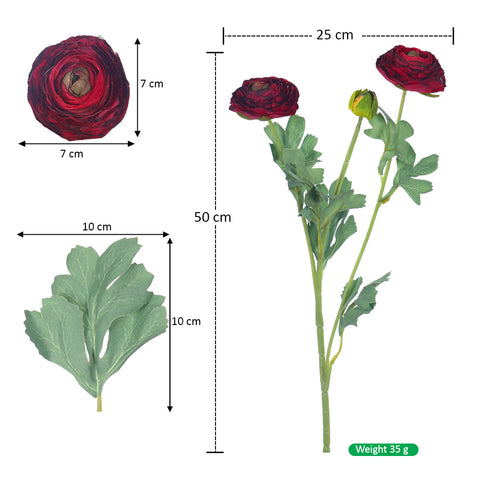 Artificial Rananculus Flower Stem