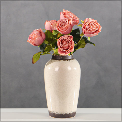 Artificial Silk Rose Flower Bunch
