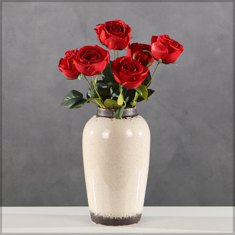Artificial Silk Rose Flower Bunch