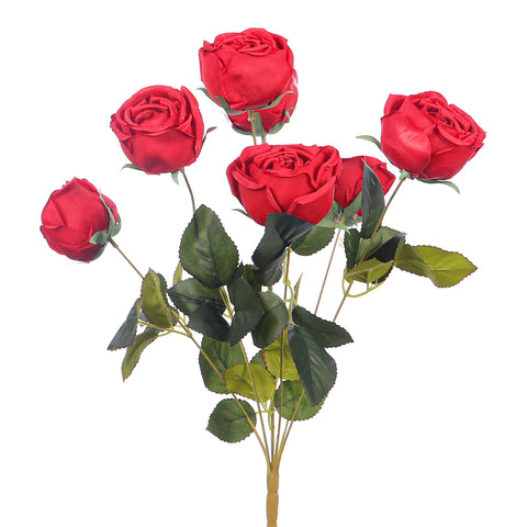 Artificial Silk Rose Flower Bunch