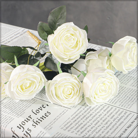 Artificial Silk Rose Flower Bunch