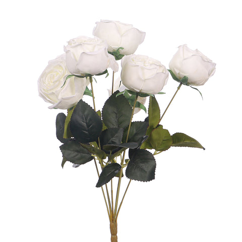Artificial Silk Rose Flower Bunch