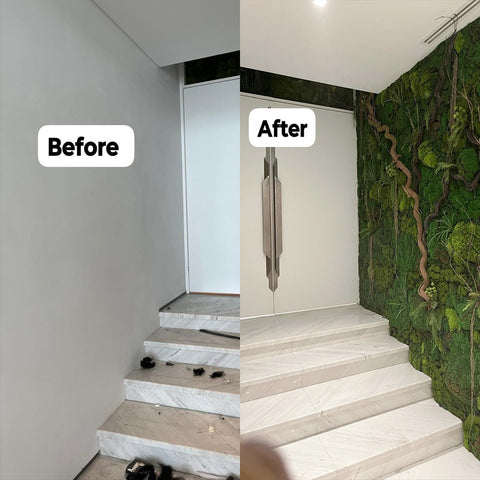 Indoor Green Oasis with Living Wall  for display purposes only (non-sale)