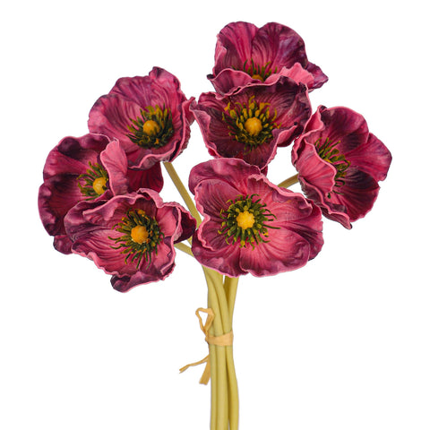 fake poppy flowers