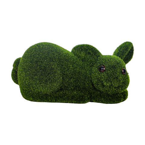Moss rabbit garden decor