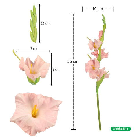 gladiolus silk flower bouquet