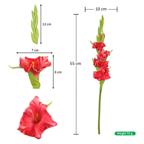 silk gladiolus flower