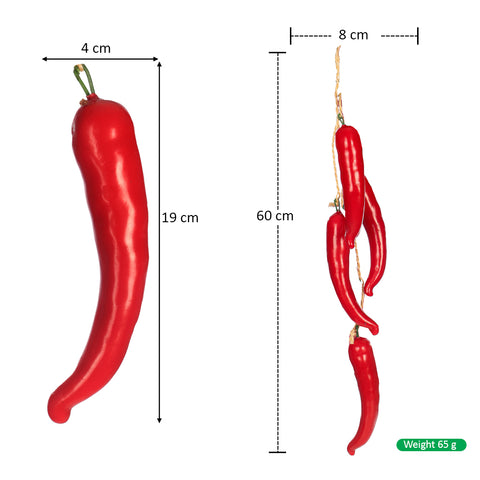 Red chili hanging decoration
