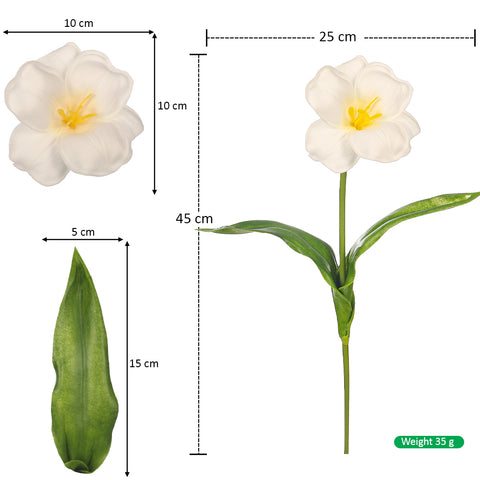 Vibrant Artificial Tulip Flower Single Stem