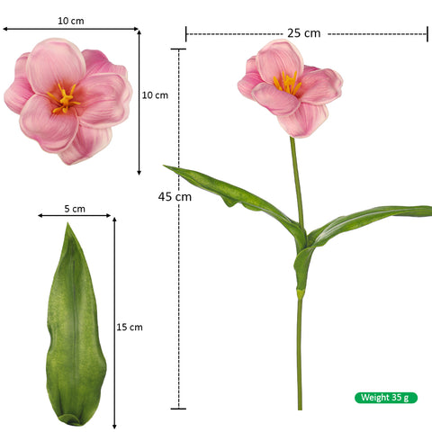 Colorful Artificial Tulips for Bouquets