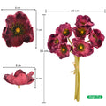 artificial poppy flowers