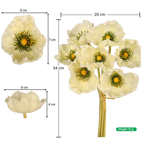 poppy flowers for table decor