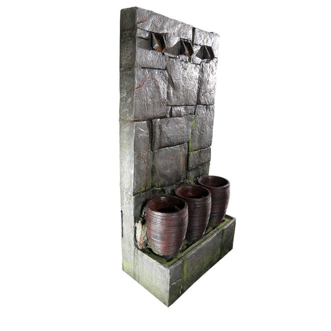 Ceramic Pot Wall Water Feature