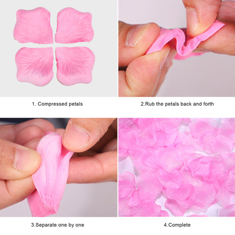 Artificial flower petals