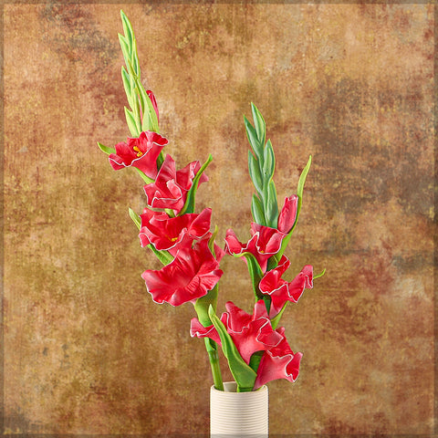 faux gladiolus stems