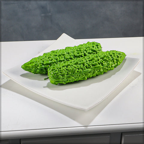 Fake small bitter gourd decor