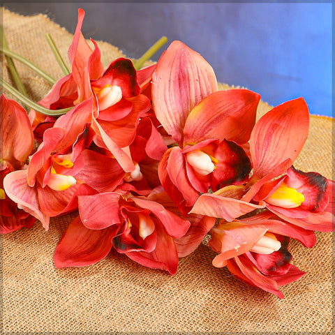 Artificial orchid heads