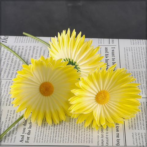 faux single stem daisy flower