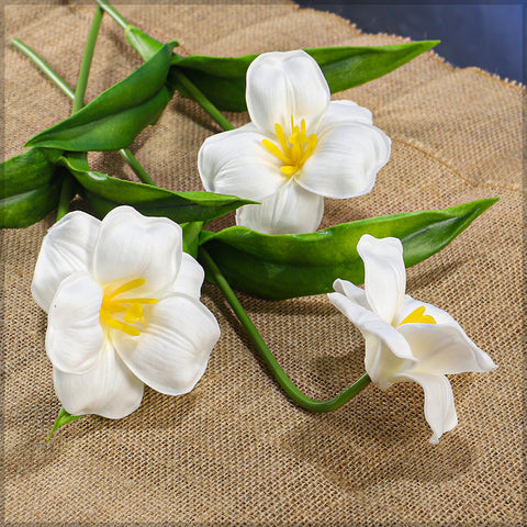 Vibrant Artificial Tulip Flower Single Stem