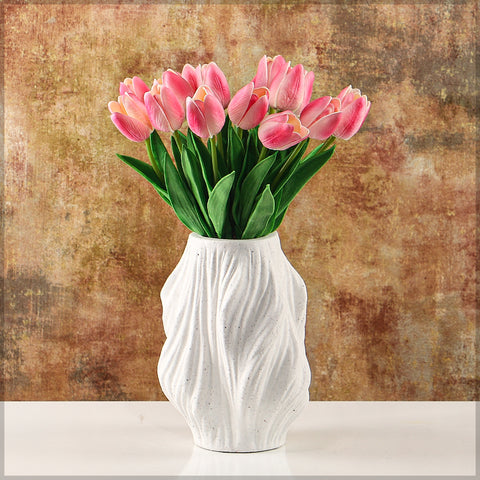 Fake Tulip Flowers in a Bunch