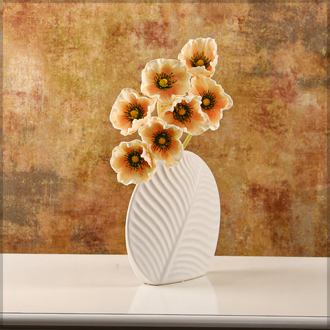 artificial poppy leaves