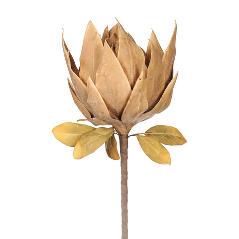 Artificial Dried Look Big Protea Flower