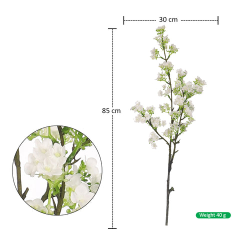 Faux floral stems for arrangements
