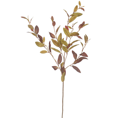 Faux Eucalyptus Leaf Branch Long Steam