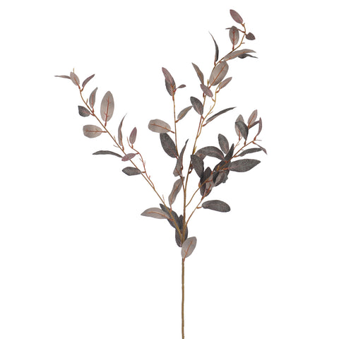 Faux Eucalyptus Leaf Branch Long Steam
