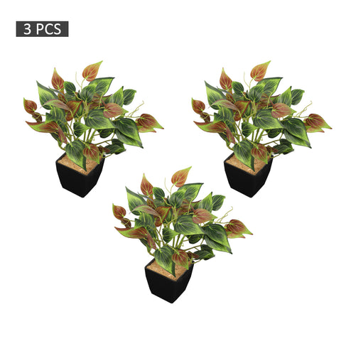 Faux Small Potted Plants for Desk