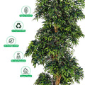 Decorative artificial ficus