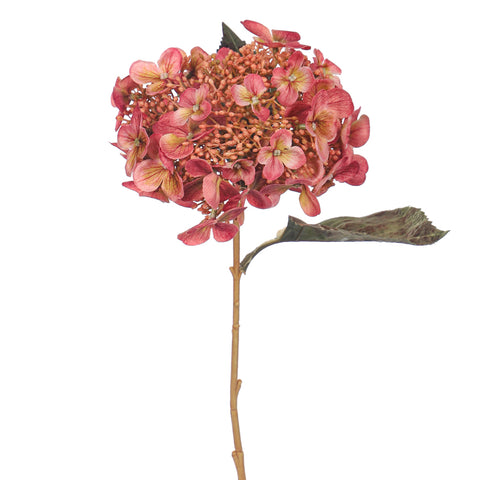Artificial Single Hydrangea HD  Flower